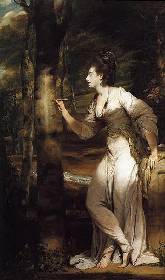 Sir Joshua Reynolds Mrs Richard Bennett Lloyd china oil painting image